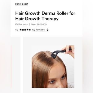 Bondi Boost Hair Growth Derma Roller for Hair Growth Therapy